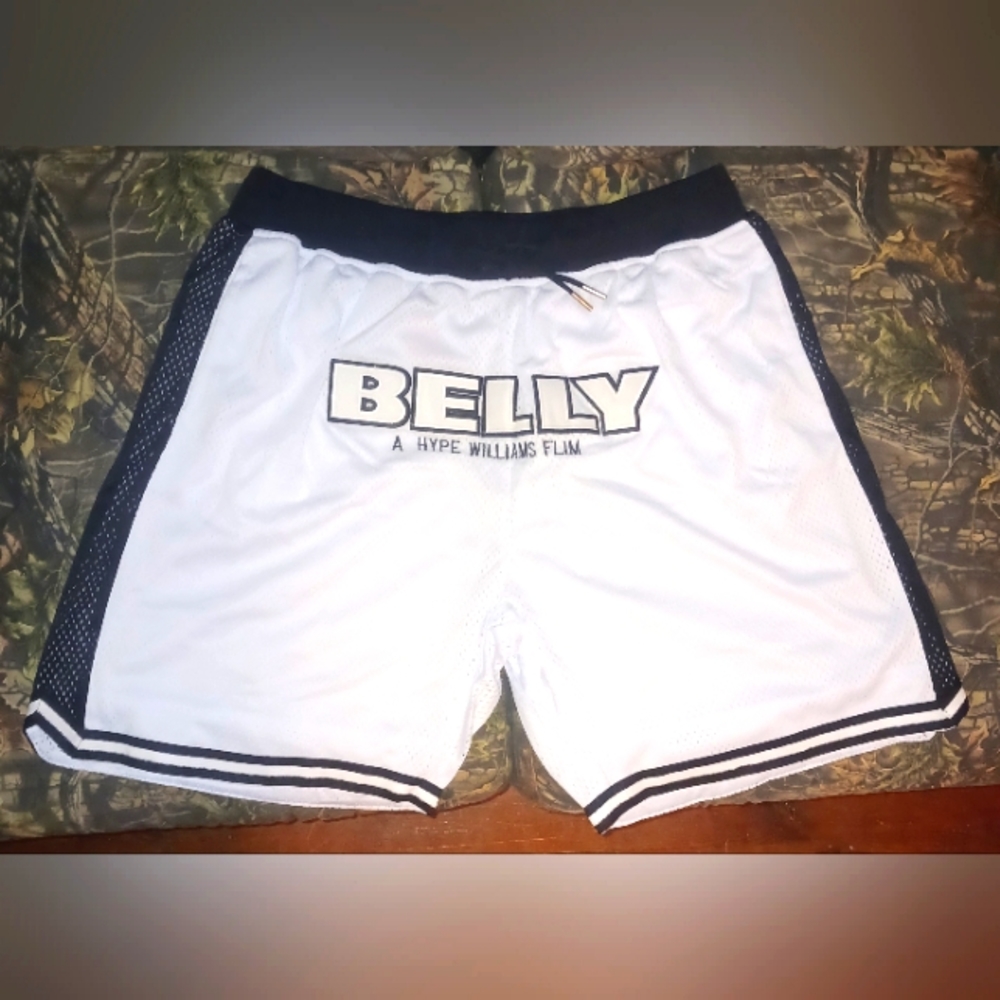 White-Belly Basketball Shorts